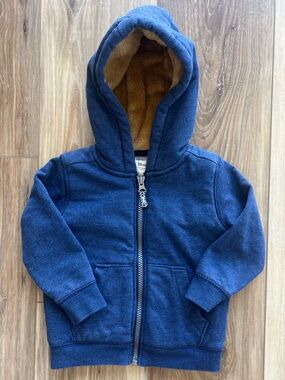 Carter's Navy Blue Hooded Zip Puffer Jacket, Worn Once
